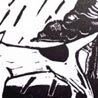 Raining Dog, 2006, Relief Print, 23x29cm, edition of 6